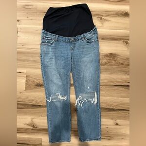 Abercrombie & Fitch Maternity The Ankle Straight Jeans
